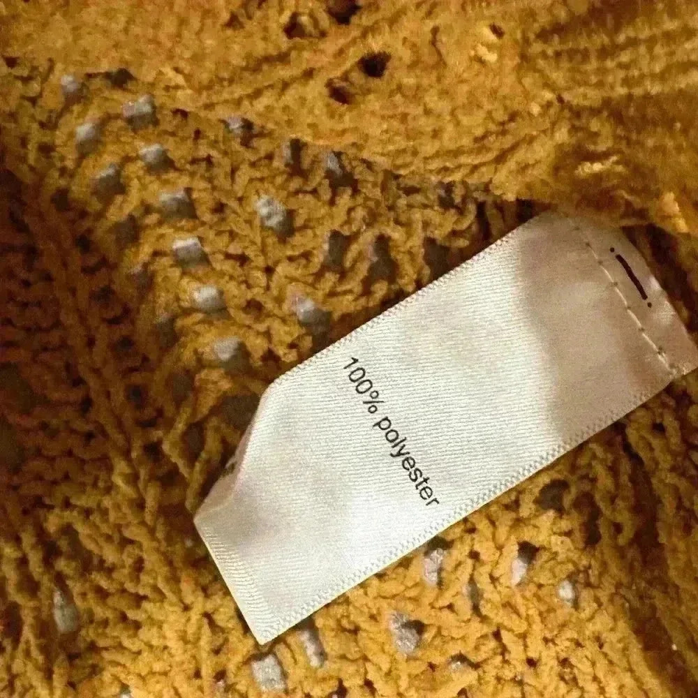 Maurice’s Crew Neck Oversized Mustard Yellow Fall Sweater Women’s Size Small - Picture 5 of 5